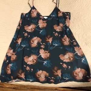 Floral spaghetti strap dress